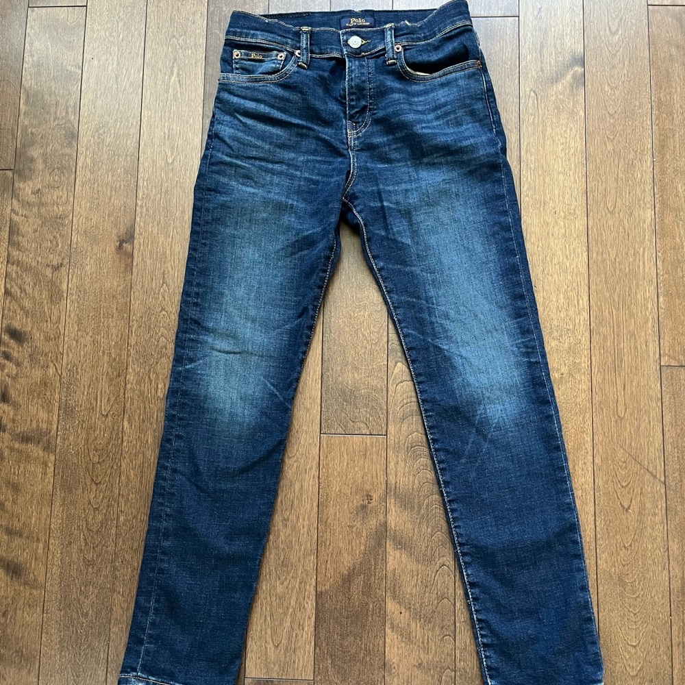 Ralph Lauren Dark Blue Size 12 Sullivan Slim Jeans